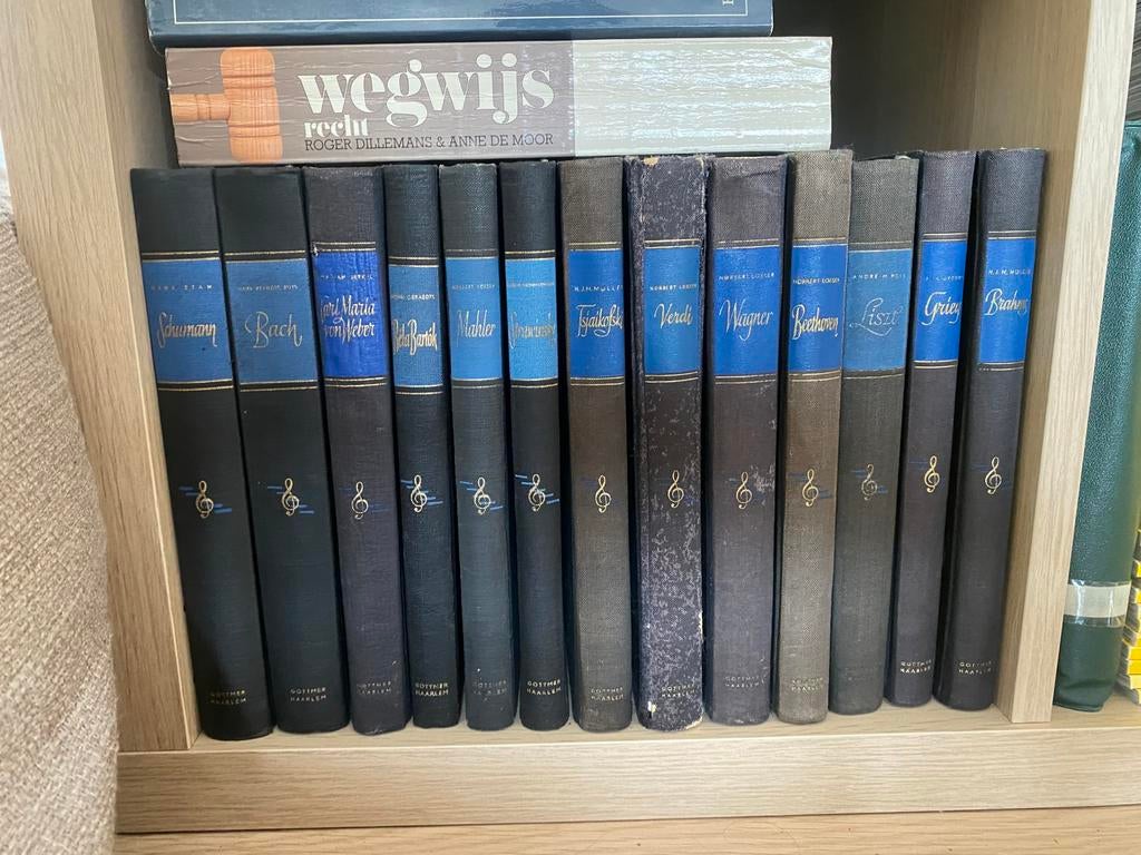 Verzameling boeken componisten, Boeken, Ophalen, Zo goed als nieuw