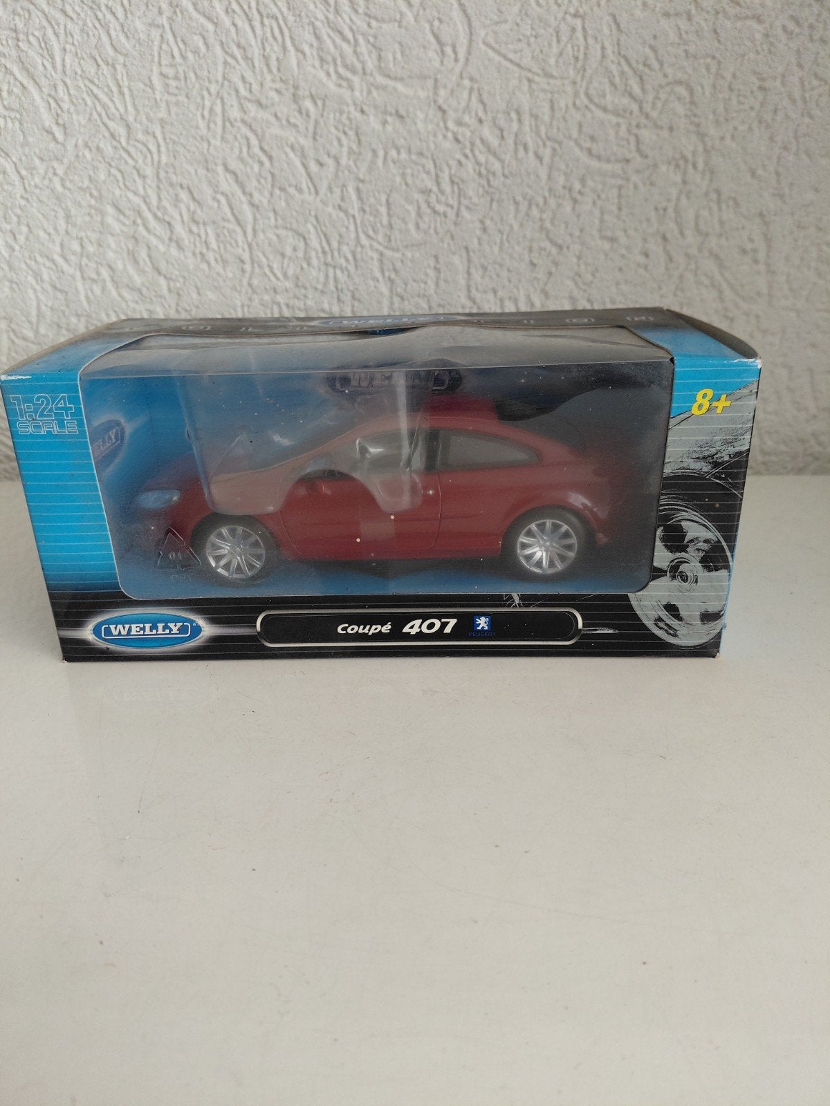peugeot 407 coupé, Hobby & Loisirs créatifs, Voitures miniatures | 1:24, Enlèvement ou Envoi, Welly