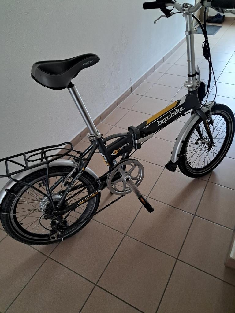 Elektrische plooifiets bizobike., Ophalen
