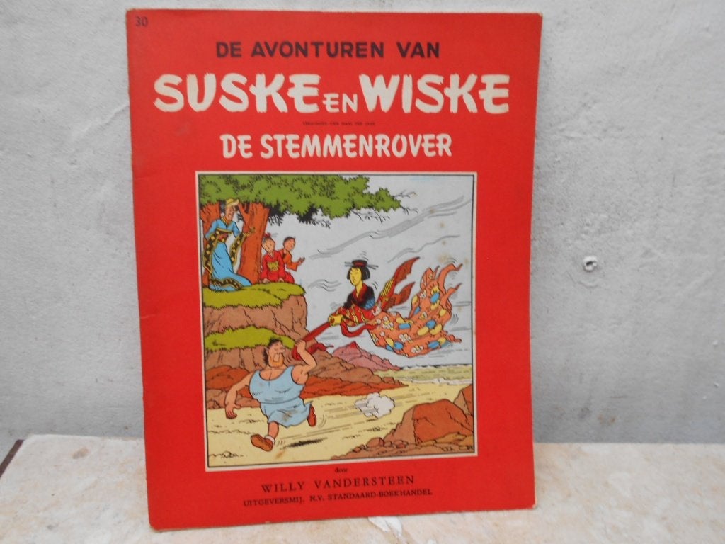 SUSKE EN WISKE  DE STEMMENROVER  oude druk, Boeken, Ophalen of Verzenden