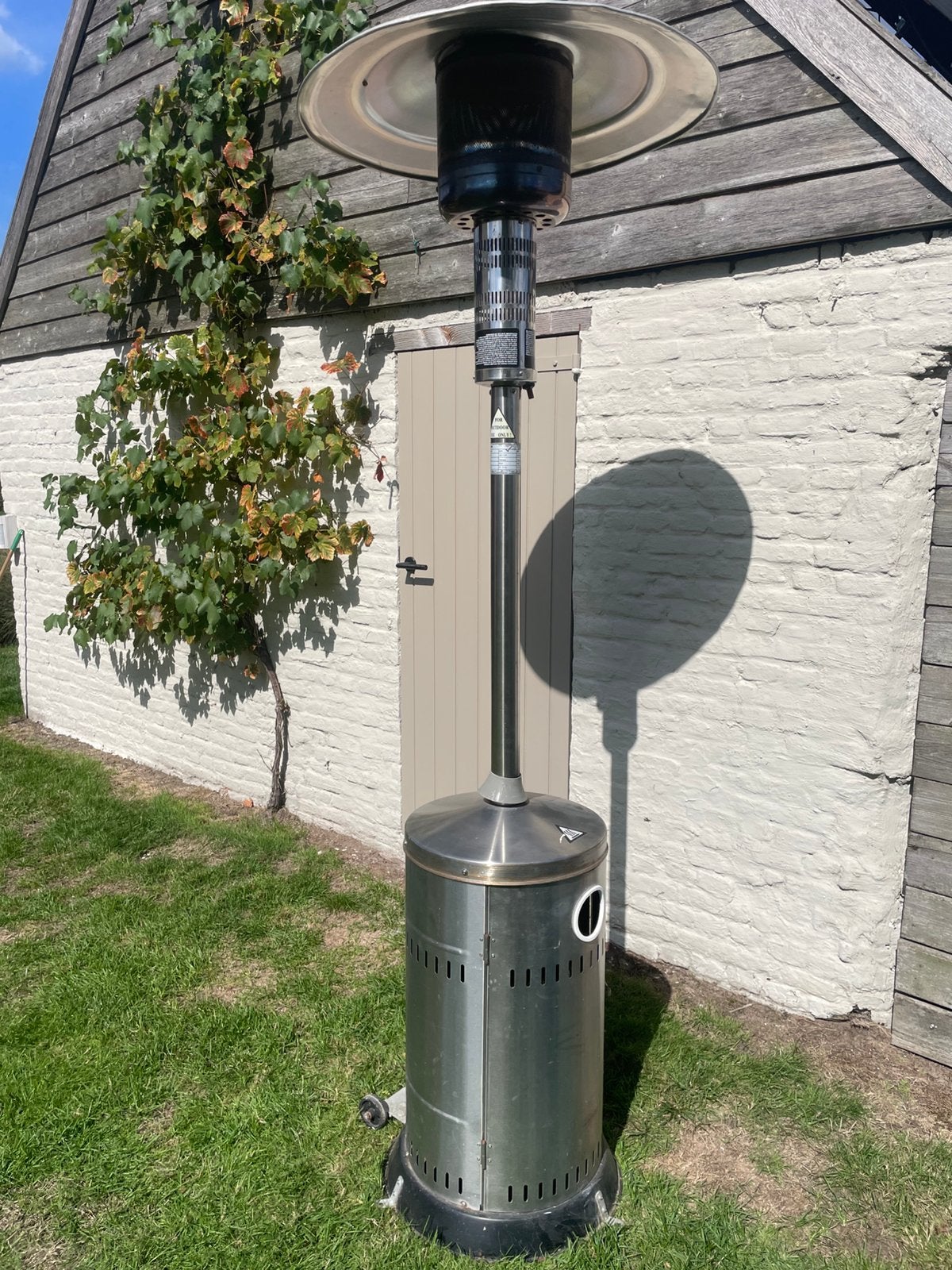 Terrasverwarmer, Ophalen, Zo goed als nieuw