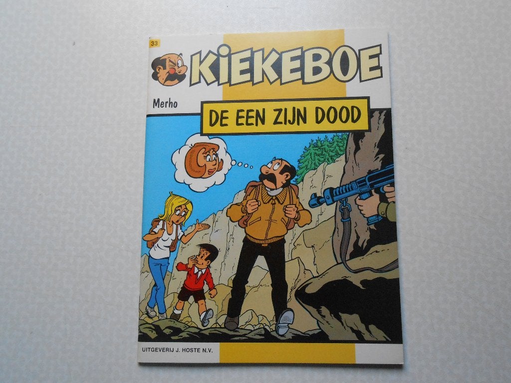 kiekeboe 33 De een zijn dood 1986 1 ste druk., Eén stripboek, Merho, Nieuw, Ophalen of Verzenden
