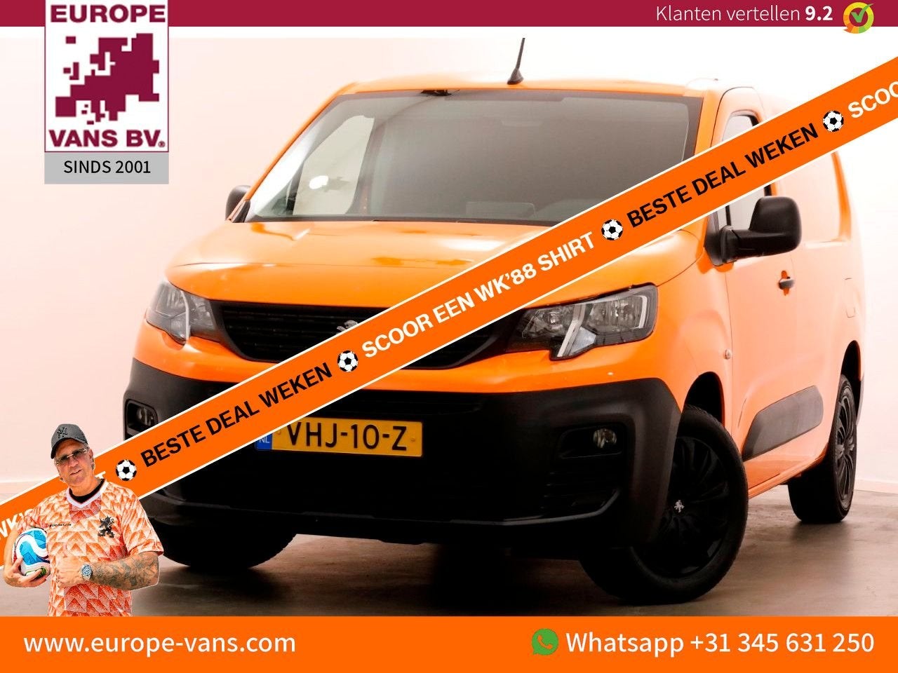 Peugeot Partner 1.5 BlueHDI 102pk Premium Long Airco/CarPlay, Overige kleuren, Bedrijf, 148 g/km, Onderhoudsboekje