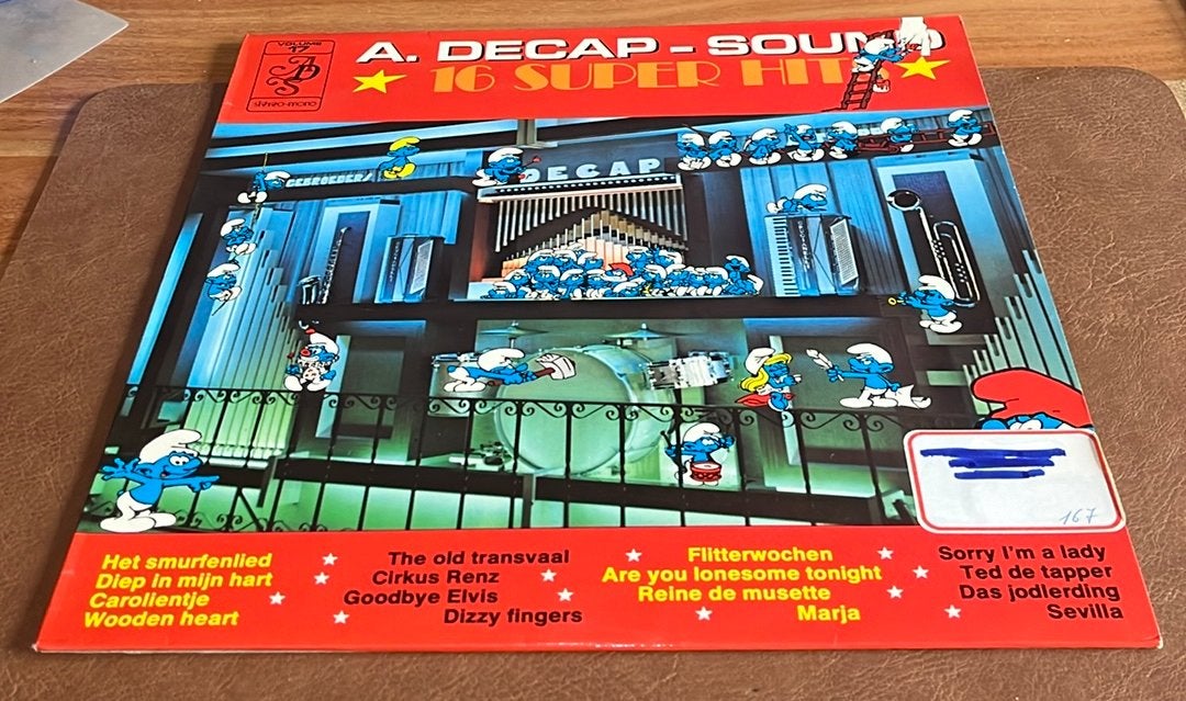 Decap Organ Antwerp ‎– A. Decap-Sound  16 Super Hits Vol17, Enlèvement ou Envoi, Utilisé