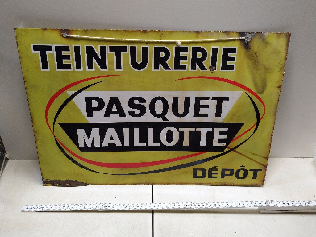 Plaque émaillée publicitaire, Enlèvement ou Envoi, Comme neuf