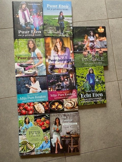 10 kookboeken van Pascale Naessens Nieuwstaat, Ophalen of Verzenden, Zo goed als nieuw, Pascale Naessens, Gezond koken