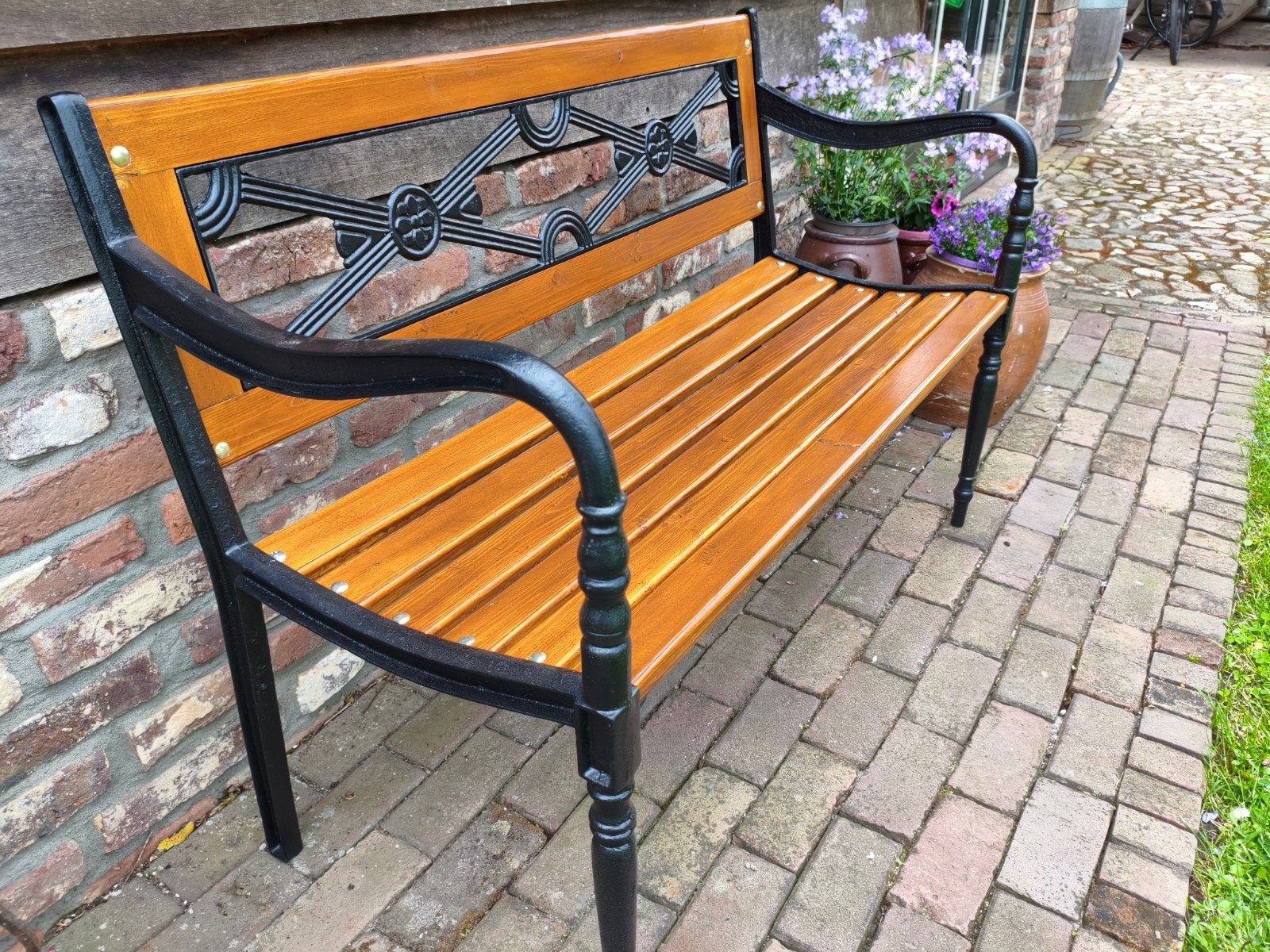 Tuinbank, Ophalen, Hout
