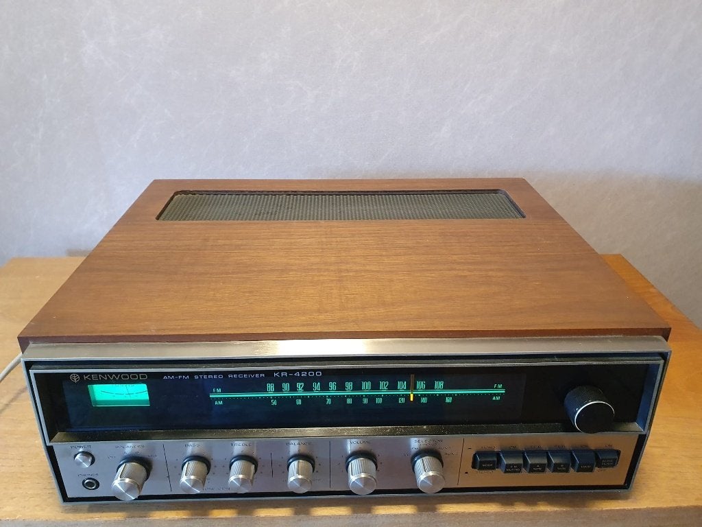 Kenwood KR-4200 Vintage AM/FM Stereo Receiver - werkt, TV, Hi-fi & Vidéo, Amplificateurs & Ampli-syntoniseurs, Reconditionné, Stéréo