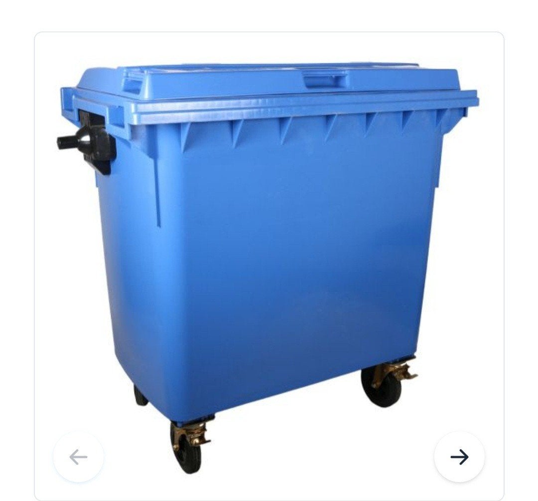 rolcontainer 770L - blauw, Doe-het-zelf en Bouw, Ophalen
