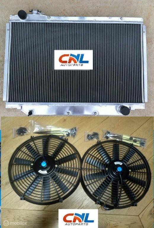 Radiateur+FANS 90-98 Toyota Land cruiser 80 HZJ80 HDJ80 FZJ, Auto-onderdelen, Motor en Toebehoren, Nieuw, Ophalen of Verzenden