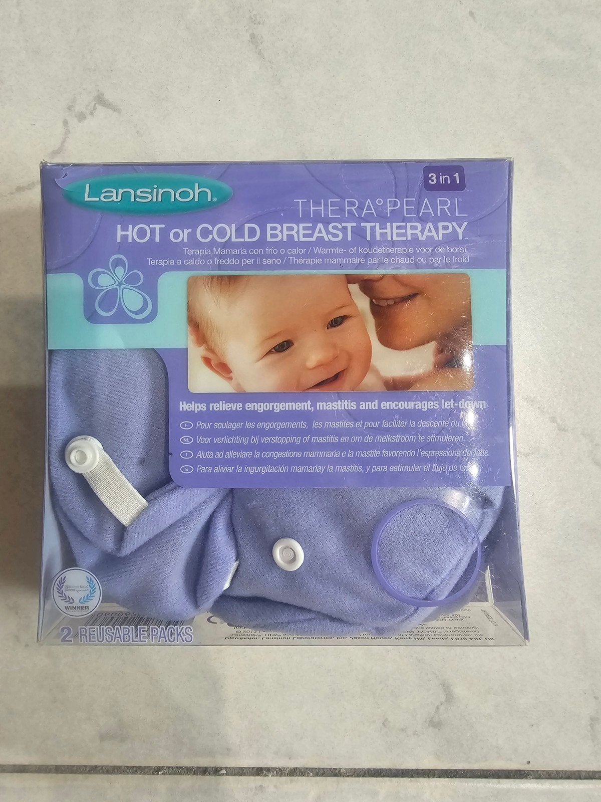 Lansinoh Thermokompressen 3-in-1 Thermoparels - 2 stuks, Ophalen of Verzenden, Nieuw