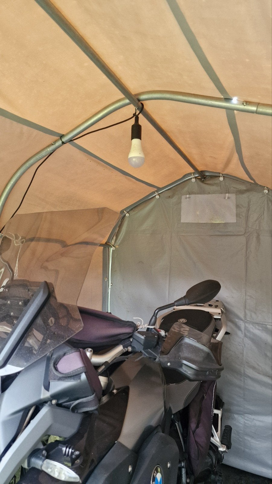Tente de garage 2,4 x 1,6 m TOOLPORT, Enlèvement
