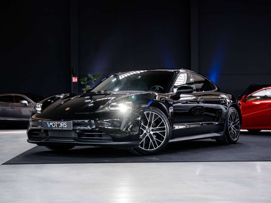 Porsche Taycan Taycan 93.4 kWh - Performance Accu Plus - Bos, Auto's, Porsche, Bedrijf, Te koop, Taycan, Airbags, Airconditioning