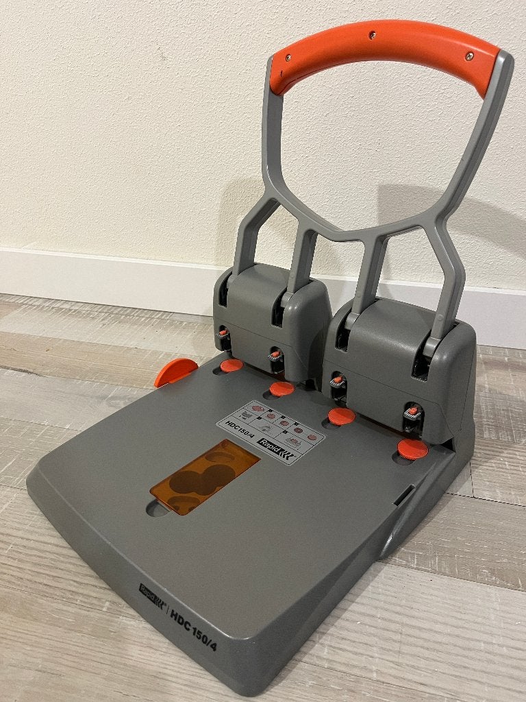 Rapid Supreme Heavy Duty perforator HDC150/4-gaats, Ophalen of Verzenden, Gebruikt