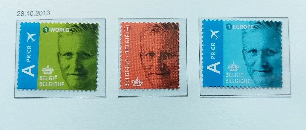 België: Z.M. Koning Filip I - obp 4369/4371, Postzegels en Munten, Koninklijk huis, Orginele gom, Ophalen of Verzenden, Zonder stempel
