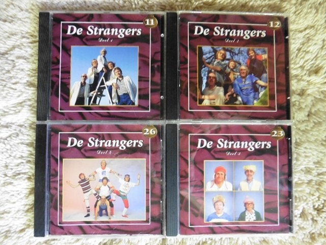 De Strangers cd Collectie 1-4 (Complete Reeks) Zeldzaam, Cd's en Dvd's, Ophalen of Verzenden, Zo goed als nieuw, Gesigneerd, Streekmuziek