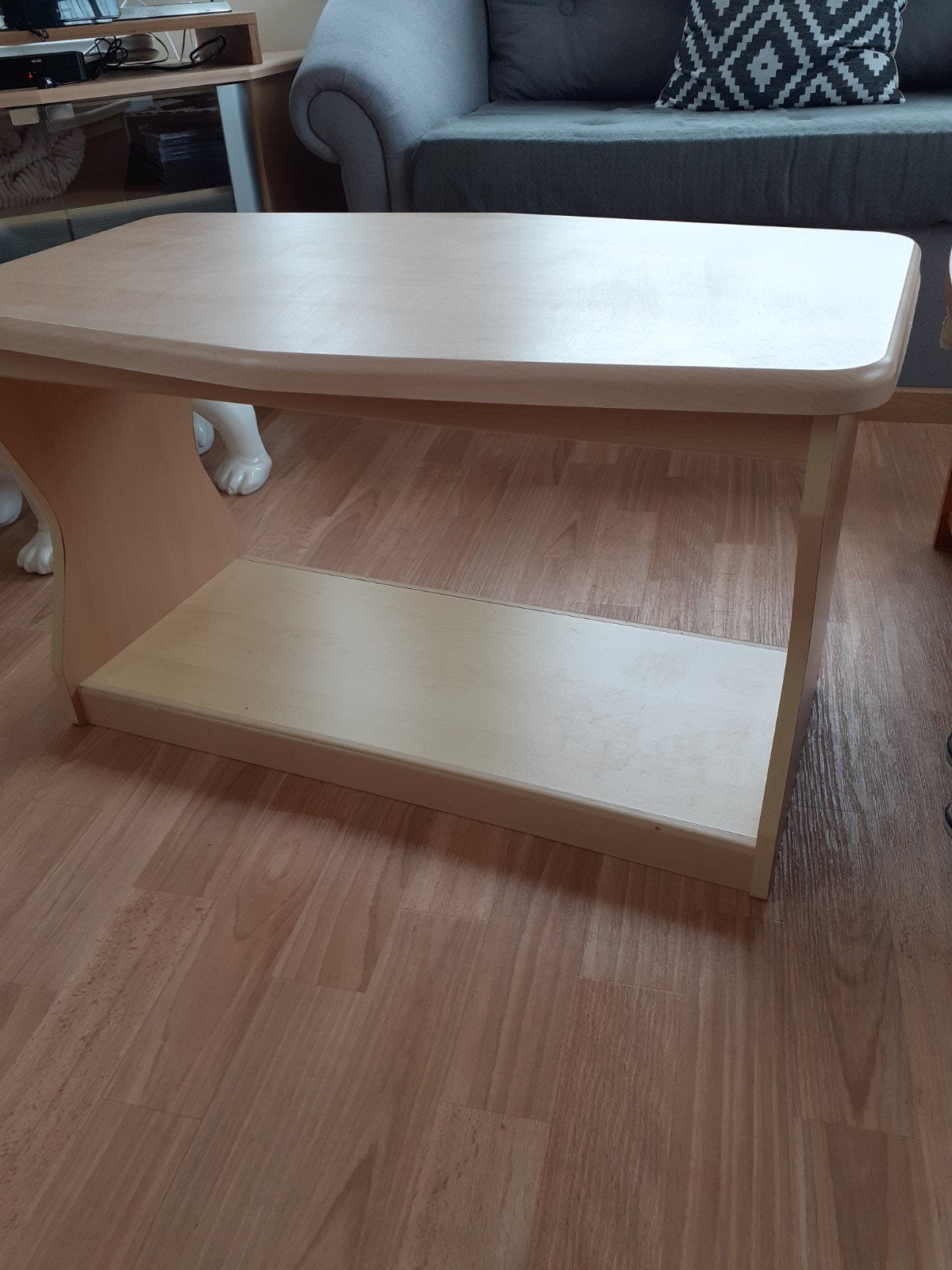 klein tafeltje  breed 50 cm lang 85 cm hoog 50 cm, Antiek en Kunst, Ophalen