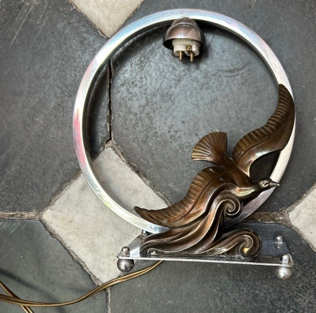 Art deco bedlamp, Antiek en Kunst, Ophalen of Verzenden