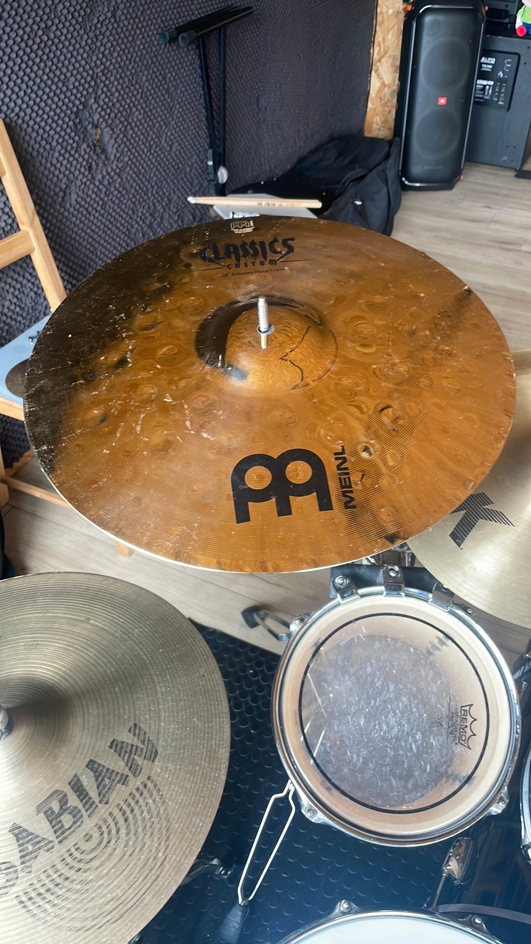 Classics custom extreme metal crash 16”, Ophalen, Zo goed als nieuw