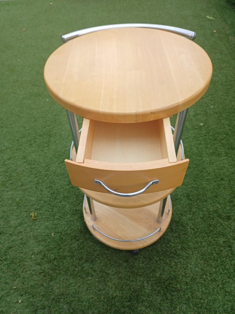 Bijzettafel, Ophalen