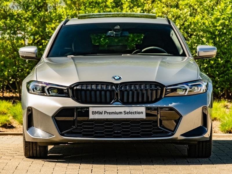 BMW 3-Serie e Touring/M-sport Pro, Autos, Argent ou Gris, Achat, 216 kW, Noir