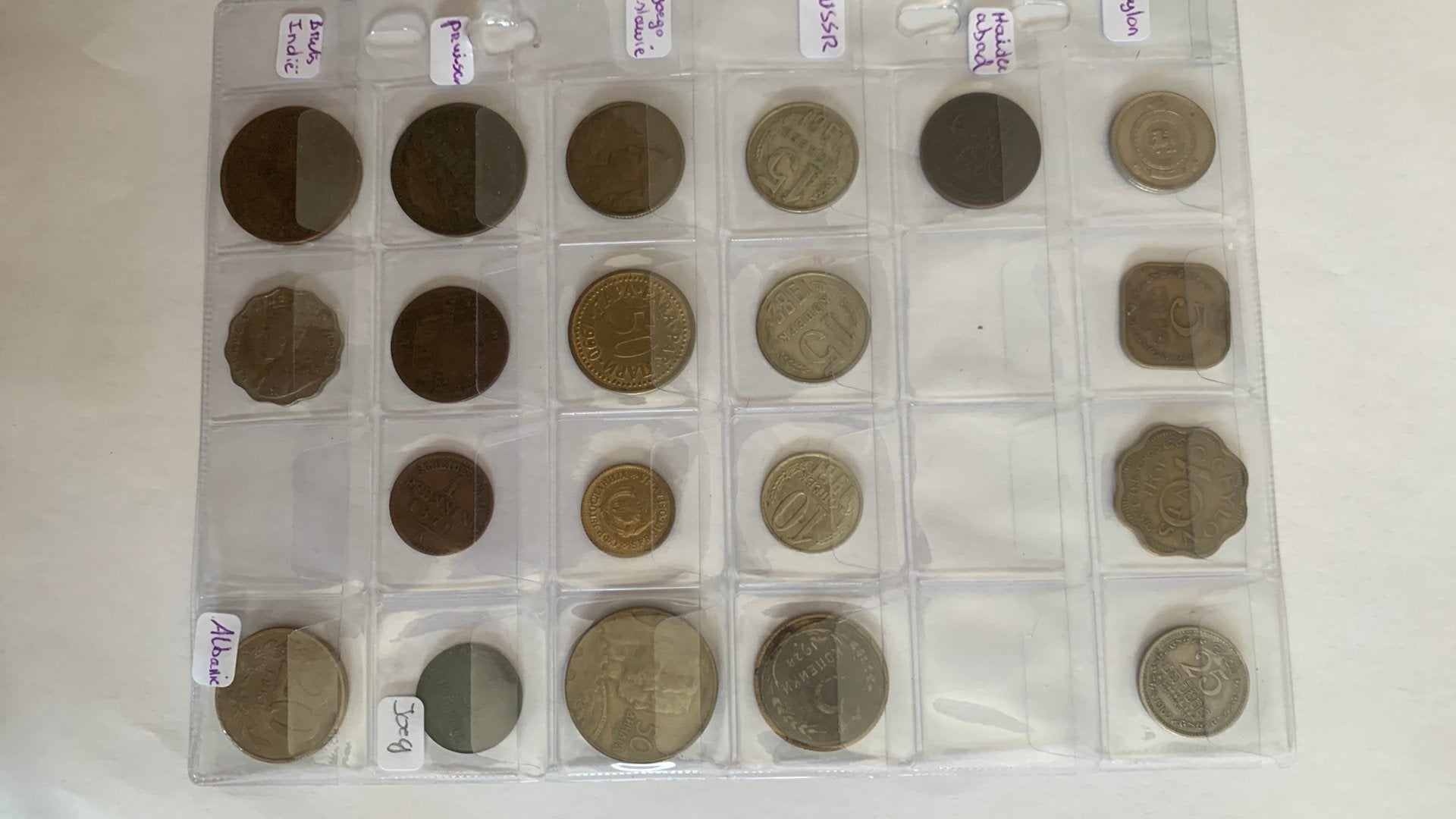 Collection de pièces provenant de pays qui n'existent plus, Enlèvement ou Envoi