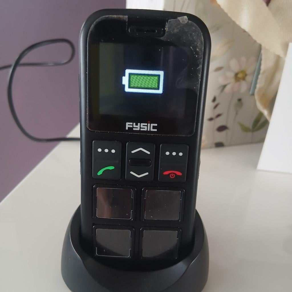 Fysic FM-50, Télécoms, Enlèvement, Moins de 3 mégapixels, Noir