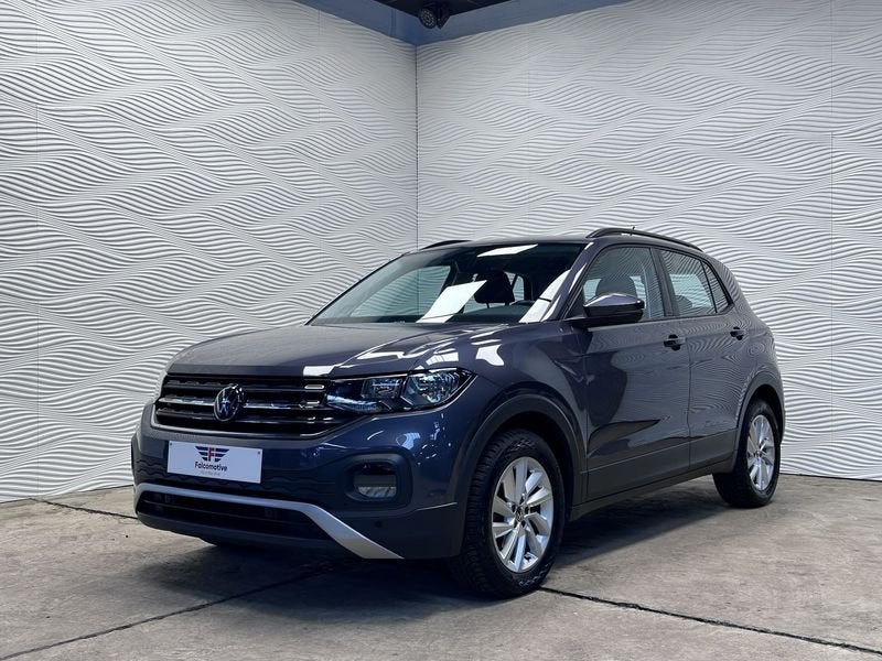 Volkswagen T-Cross 1.0 TSi*DSG*CARPLAY*CAMERA*ZETELVERW.*, Autos, Argent ou Gris, Euro 6, Entreprise, Noir