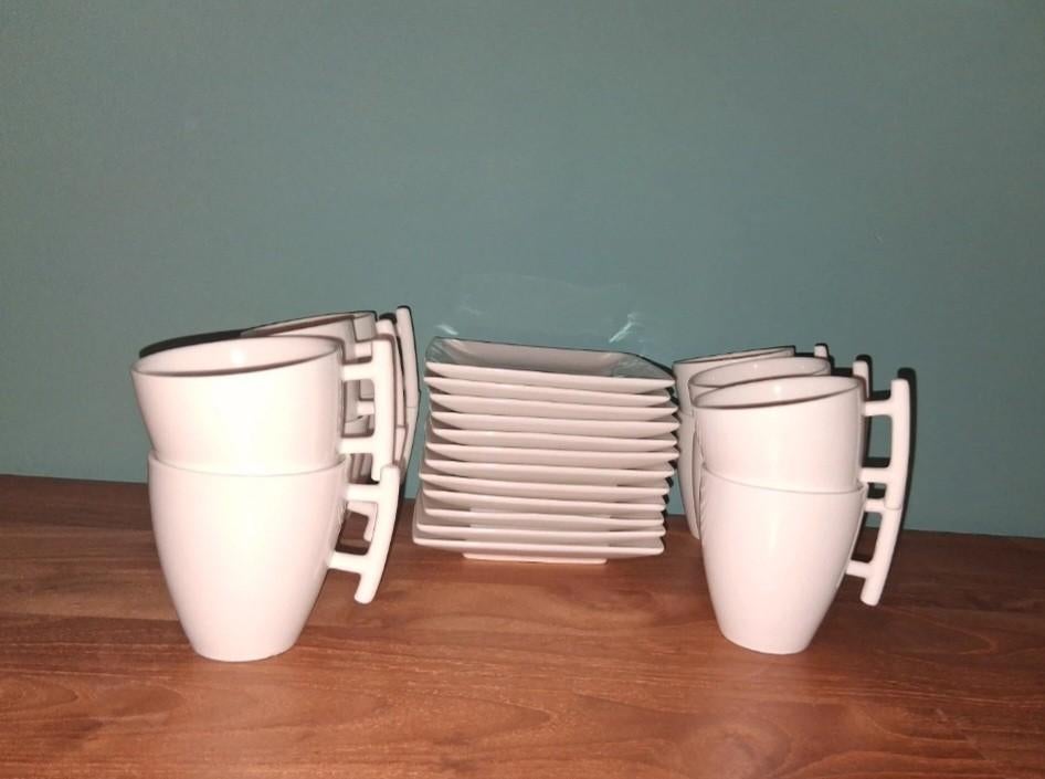 Espresso tasjes YONG, Neuf, Uni, Enlèvement, Porcelaine