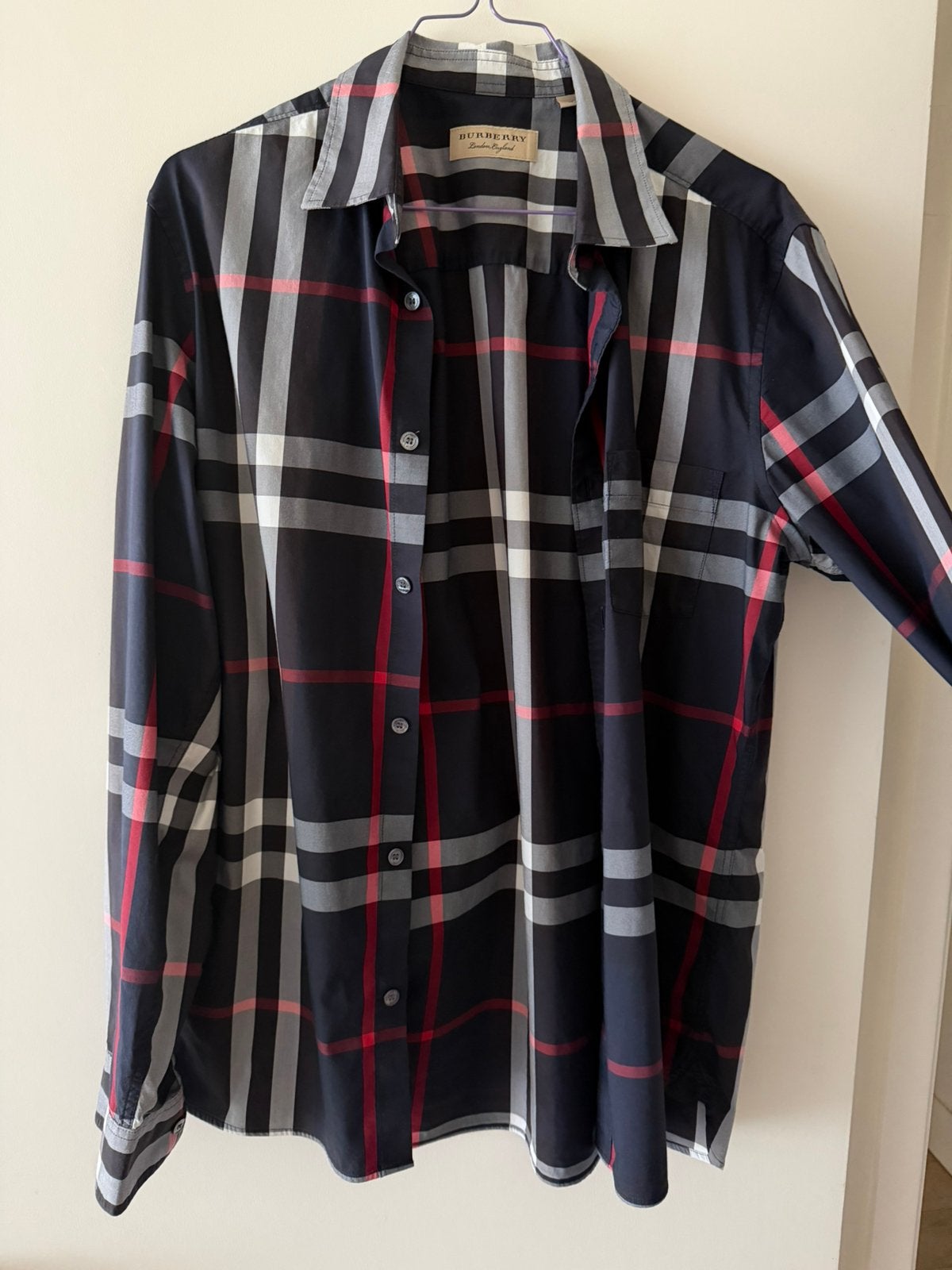 Chemise Burberry London, Vêtements | Hommes, Envoi, Comme neuf, Noir, Tour de cou 39/40 (M)