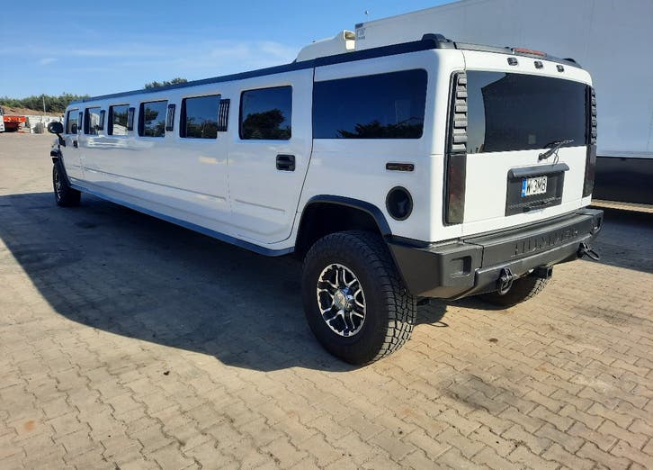 Hummer H2 LIMO, Auto's, Automaat, Wit, Onderhoudsboekje, H2