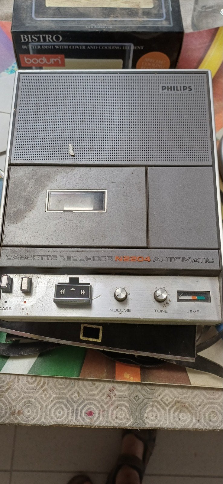 philips n2204 casstte recorder, Ophalen of Verzenden, Philips