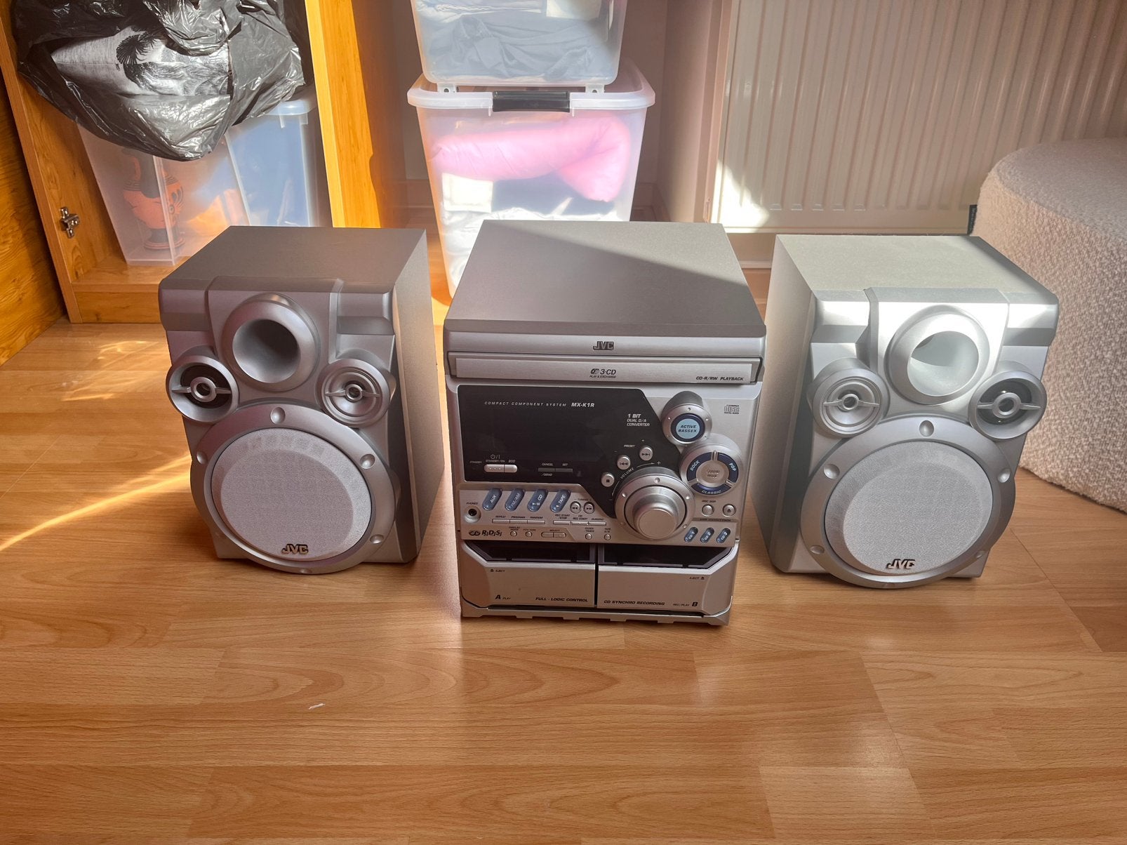 JVC MX-K10 Mini Hifi-Systeem, Ophalen, Zo goed als nieuw