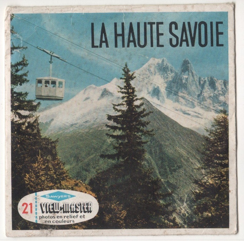 View-master La Haute Savoie C 195, Antiquités & Art, Enlèvement ou Envoi