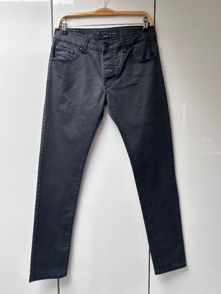 Willy James Slim gecoate grijze broek - maat 29, Maat 38/40 (M), Ophalen of Verzenden, Zo goed als nieuw, Willy James