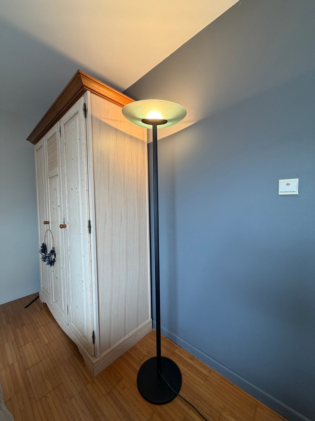Halogeen staanlamp, Ophalen, Gebruikt, Glas, 150 tot 200 cm
