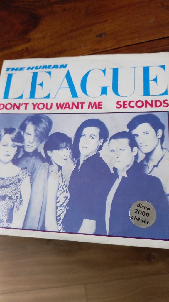 Vinyl (45t) the human league "don't you want me ", Enlèvement, Comme neuf, Pop