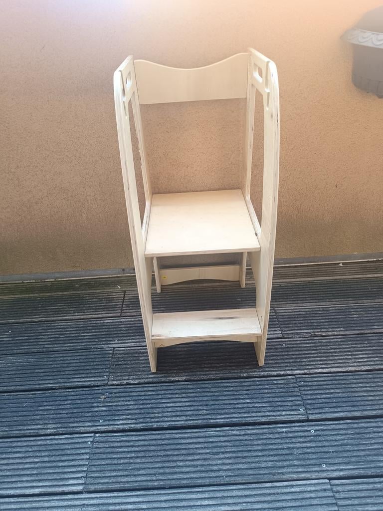 Houten opstapje is erg handig voor kinderen die de wastafel, Doe-het-zelf en Bouw, Ladders en Trappen, Ophalen
