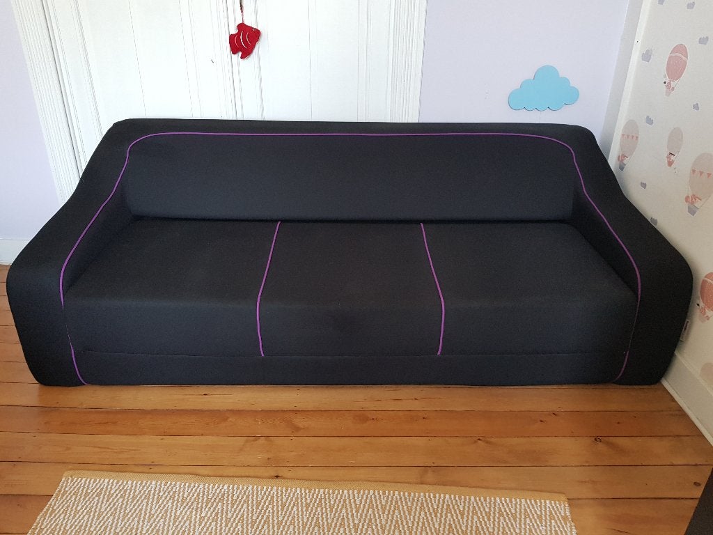 Moduleerbaar sofa-bed merk Dunlopillo (Ora-Ito), Enlèvement, Comme neuf, Tissus, Modern