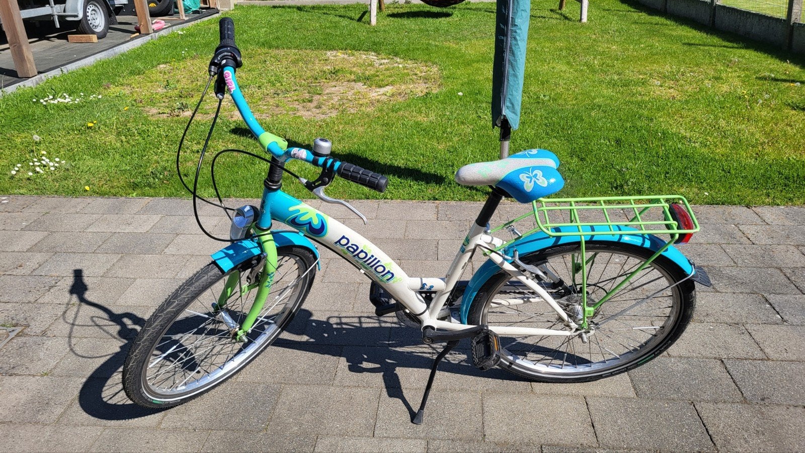 Meisjesfiets 24 inch, 20 inch of meer, Gebruikt, Velgrem, Versnellingen