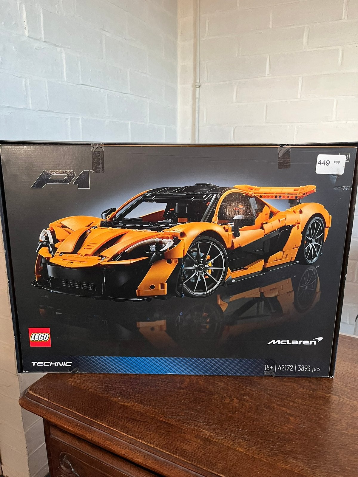 LEGO Technic McLaren P1 (42172), Enlèvement ou Envoi, Comme neuf, Lego, Technic