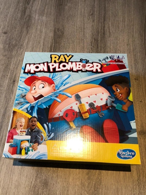 Jeu hasbro ray mon plombier  NEUF JAMAIS OUVERT, Enlèvement ou Envoi, Neuf