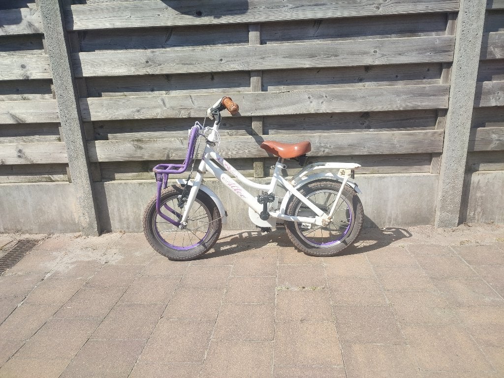 Eerste fietsje met steunwielen 14 inch, Ophalen, Terugtraprem, Gebruikt, Minder dan 16 inch