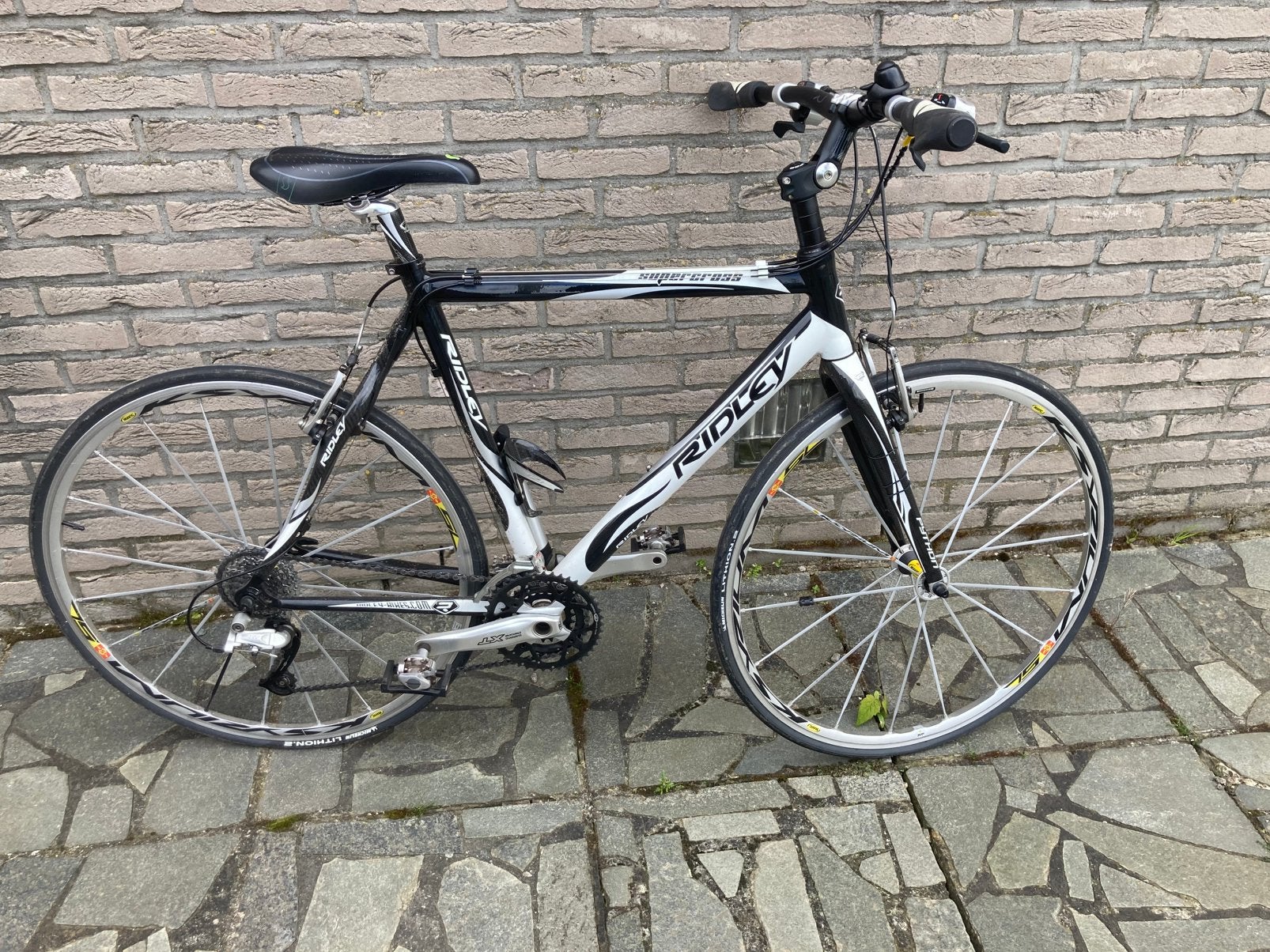 koersfiets met recht stuur, Velgrem, Zo goed als nieuw, 53 tot 57 cm, Ophalen