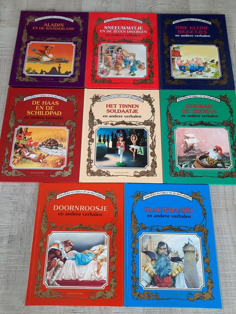 8 stuks artis historia sprookjesboekjes, Boeken, Ophalen