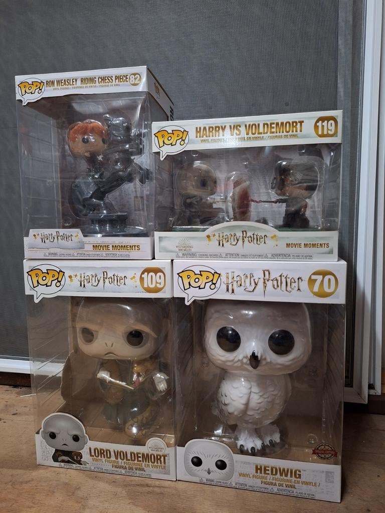 Harry Potter Funko Pops - 82 - 119 - 109 - 70, Verzamelen, Poppetjes en Figuurtjes, Ophalen of Verzenden, Nieuw