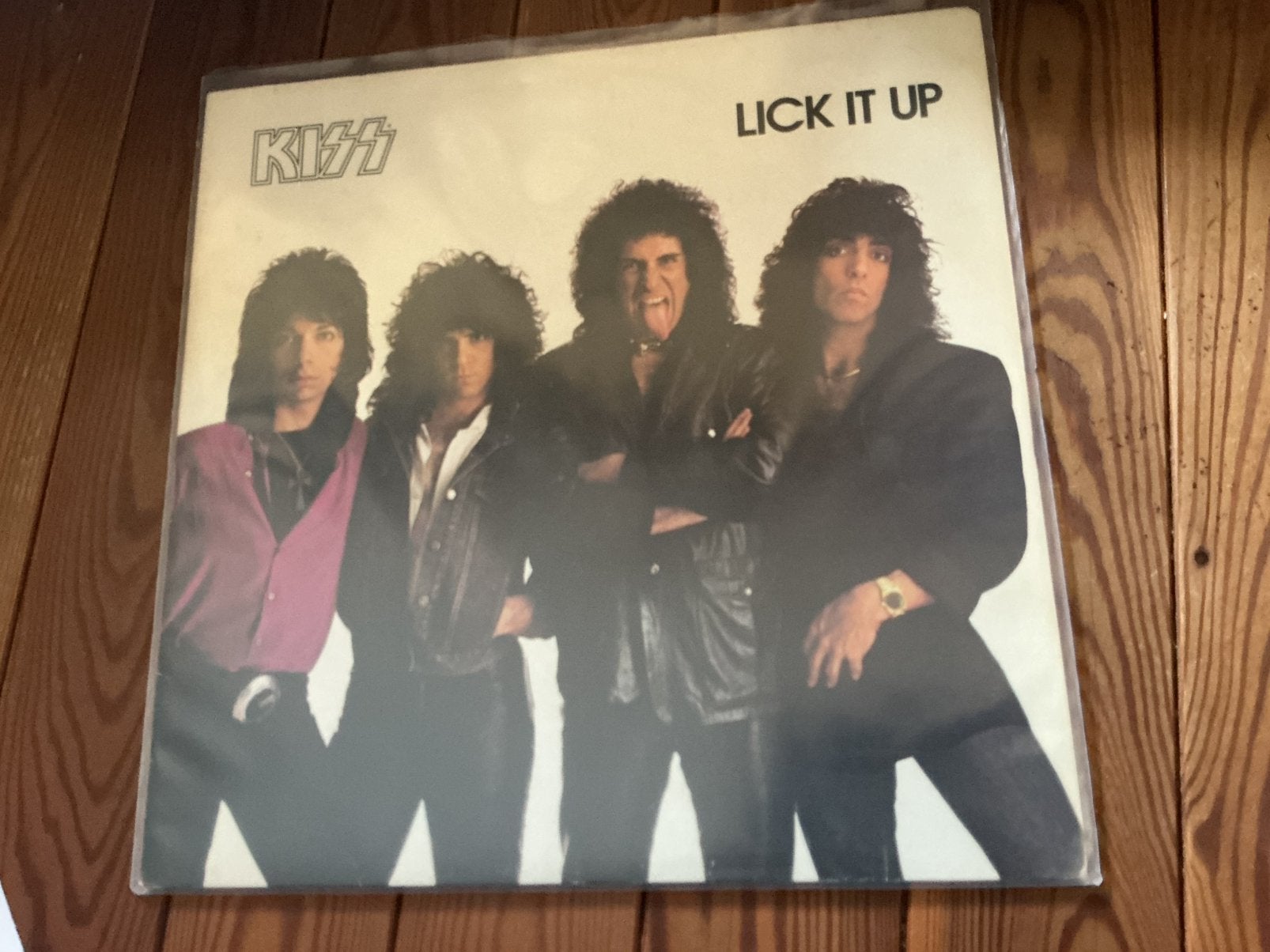 LP Kiss - Lick it up, Ophalen of Verzenden, Gebruikt, LP