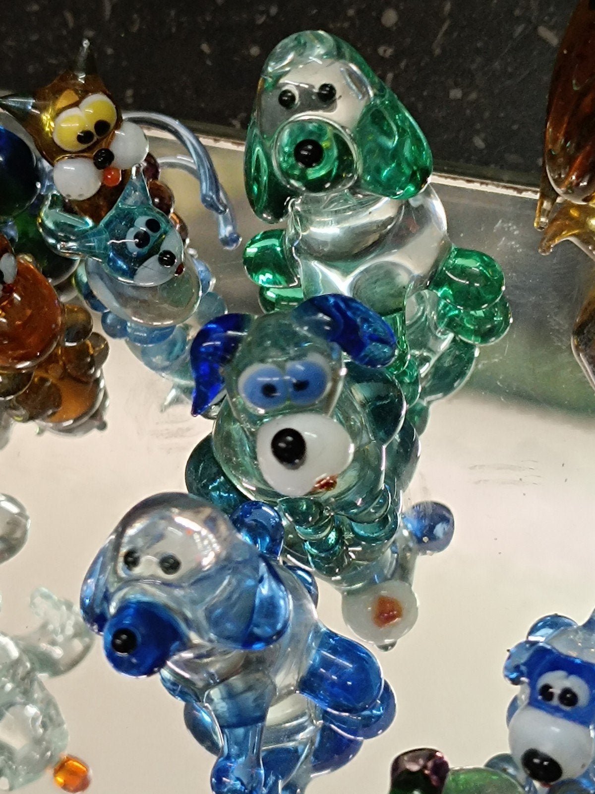 Lot glas figuren 30 j oud, Ophalen of Verzenden