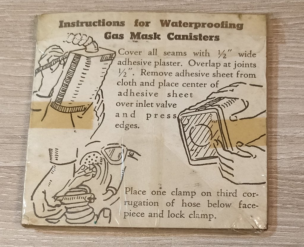 Éléments de kit pour anti masque anti Gaz M1 – US ww2, Enlèvement ou Envoi, Armée de terre, Autres types