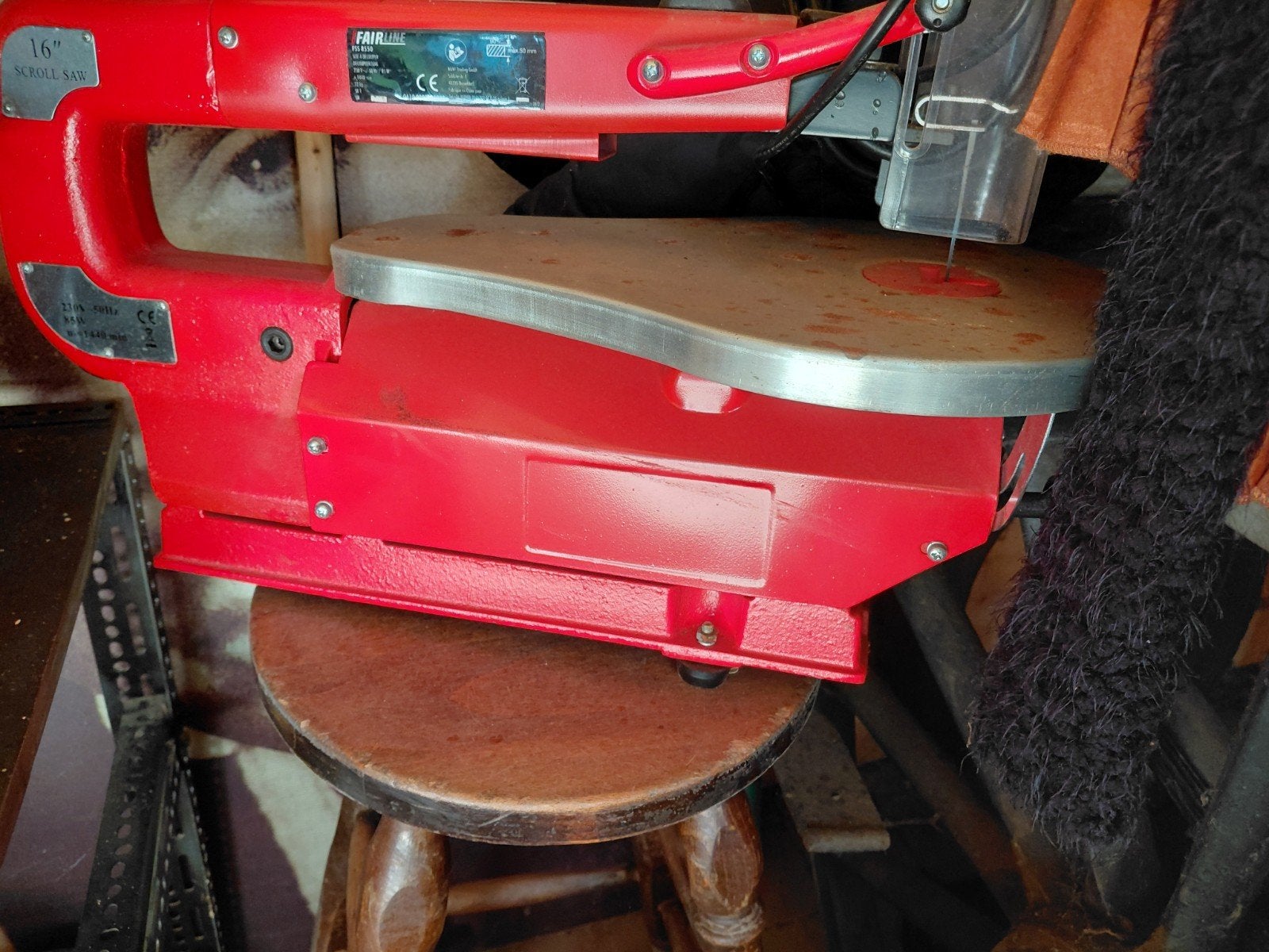 figuurzaag, Ophalen